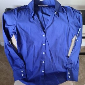 Old Navy Women's Small Indigo Blue Blouse